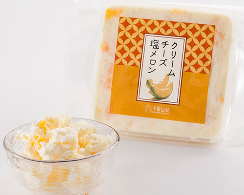 クリームチーズ塩メロン