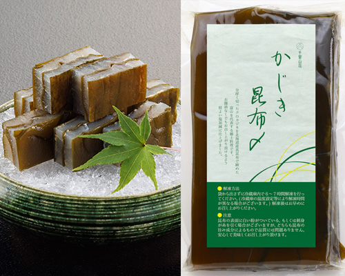 かじき昆布〆